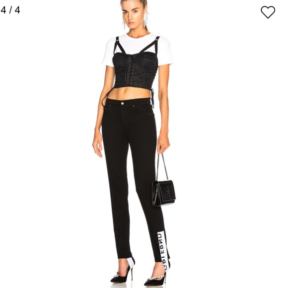 GRLFRND Denim - NEW • GRLFRND • Belluci Straight Leg Black Jeans